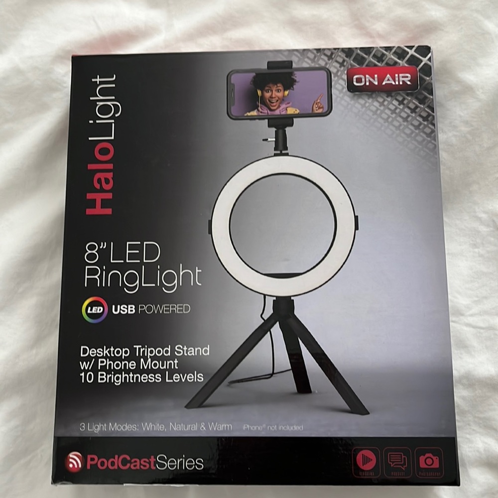 Tzumi 8” LED RingLight